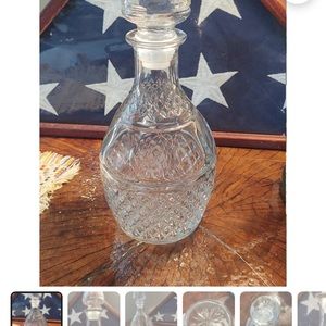 2 liquor decanters princess house.